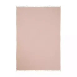 Discount Peach Crinkled Cotton Fringe Throw Blankets & Throws