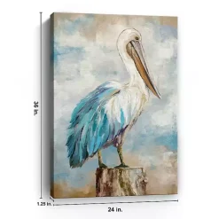 Kirklands Home Canvas Art|Pelican Perch Canvas Art Print, 24x36 in.