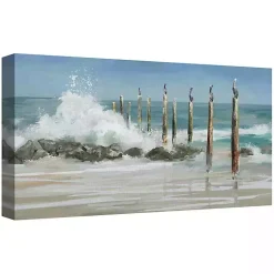 Kirklands Home Canvas Art|Perched By The Sea Canvas Art Print