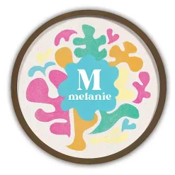 Kirklands Home Framed Art|Personalized Abstract Colors Brown Framed Print