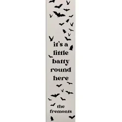 Hot Personalized Batty Around Here Porch Board Halloween
