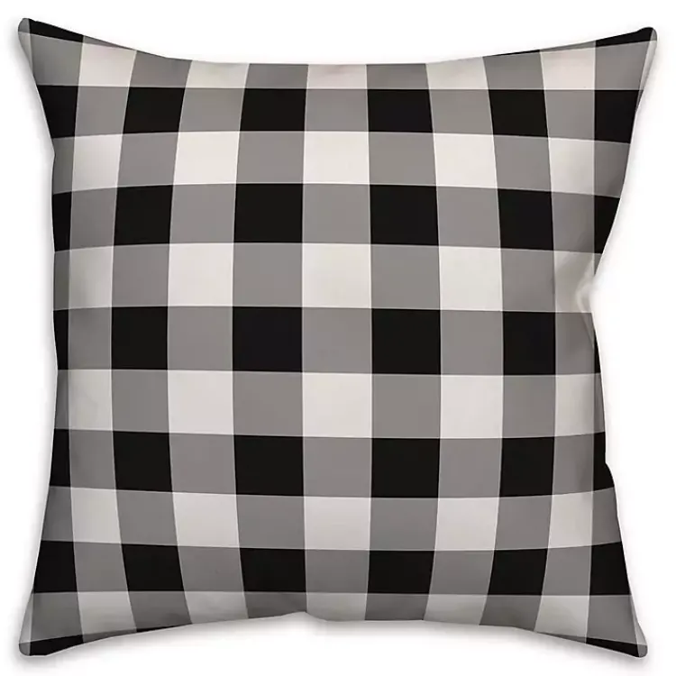 Hot Personalized Buffalo Check Harvest Wreath Pillow Fall