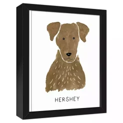 Kirklands Home Wall Quotes & Signs|Personalized Chocolate Labrador Canvas Wall Plaque