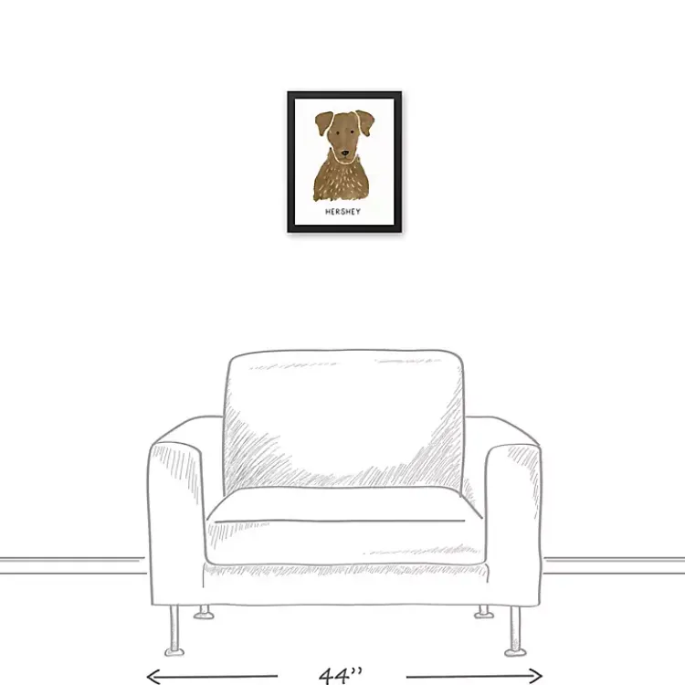 Kirklands Home Wall Quotes & Signs|Personalized Chocolate Labrador Canvas Wall Plaque