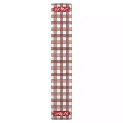 New Personalized Christmas Plaid Table Runner, 72 in. Christmas Dining & Entertaining