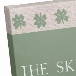 Outlet Personalized Clover Stripe Irish Canvas Print St Patricks Day Decorations