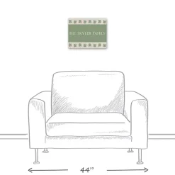 Outlet Personalized Clover Stripe Irish Canvas Print St Patricks Day Decorations