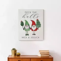 Outlet Personalized Deck the Halls Gnome Wall Plaque Christmas Art & Wall Decor