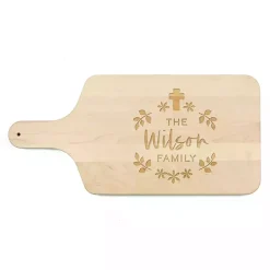 Online Personalized Easter Cross Maple Serving Board Easter Decorations