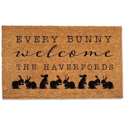Outlet Personalized Every Bunny Welcome Doormat Easter Decorations