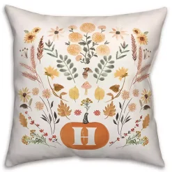 Online Personalized Fall Floral Indoor/Outdoor Pillow Fall