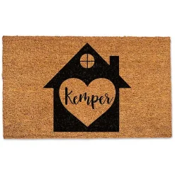 Kirklands Home Doormats|Personalized Heart Home Coir Doormat