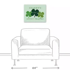 Hot Personalized Lucky Charms Canvas Wall Plaque St Patricks Day Decorations