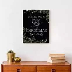 Personalized Merry & Bright Christmas Wall Plaque Christmas Art & Wall Decor