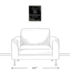 Personalized Merry & Bright Christmas Wall Plaque Christmas Art & Wall Decor