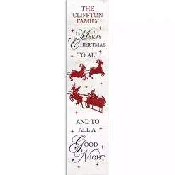 Best Personalized Merry Christmas Sleigh Porch Board Outdoor Christmas Decorations