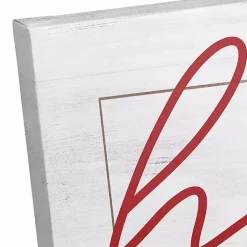 Personalized No Place Like Home Holly Canvas Print Christmas Art & Wall Decor