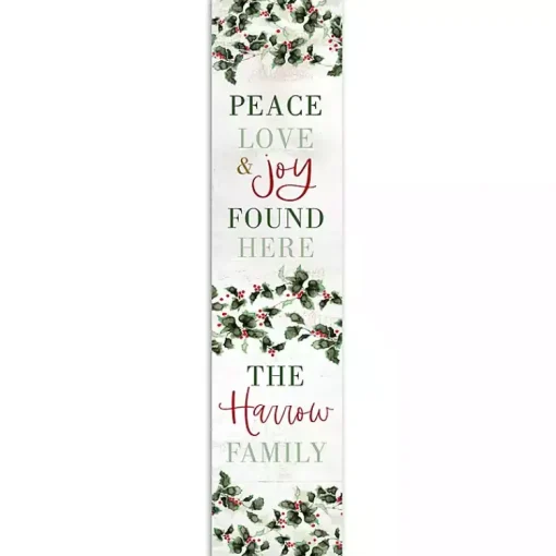 Clearance Personalized Peace Love & Joy Porch Board Outdoor Christmas Decorations