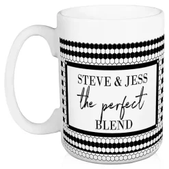 Kirklands Home Glassware & Drinkware|Personalized Perfect Blend Mugs, Set of 2
