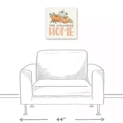 Personalized Pumpkin Home Canvas Art Print Fall