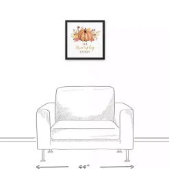 Discount Personalized Pumpkin Monogram Canvas Art Print Fall