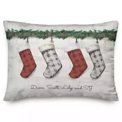 Best Personalized Stockings Hung on Mantel Pillow Pillows