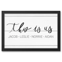 Kirklands Home Canvas Art|Personalized This Is Us Canvas Wall Art