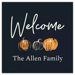 Outlet Personalized Welcome Pumpkin Harvest Wall Art Fall