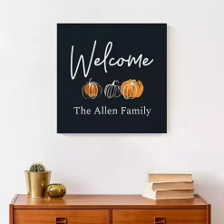 Outlet Personalized Welcome Pumpkin Harvest Wall Art Fall