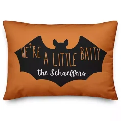 Online Personalized We're A Little Batty Outdoor Pillow Halloween
