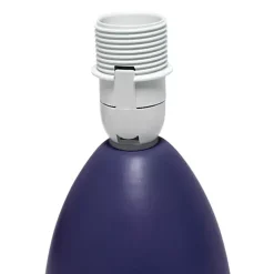 Kirklands Home Table Lamps|Petite Oblong Table Lamps, Set of 2 Blue