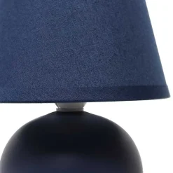 Kirklands Home Table Lamps|Petite Orb Ceramic Table Lamp Blue