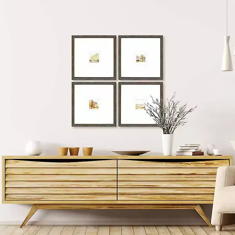 Kirklands Home Framed Art|Petite Sunrise Giclee Gold Framed Prints, Set of 4