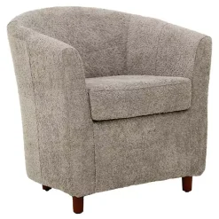 Kirklands Home Accent Chairs|Pewter Boucle Parker Club Chair Gray