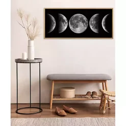 Kirklands Home Canvas Art|Phases of the Moon Framed Canvas Art Print