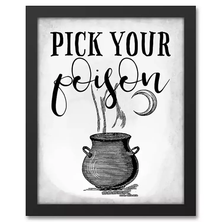 Pick Your Poison Halloween Wall Art Halloween