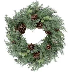 Clearance Pine and Blueberry Wreath Wreaths