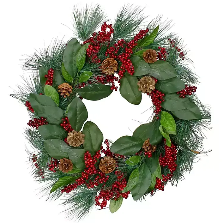 Pine Needles and Berries Wreath Wreaths