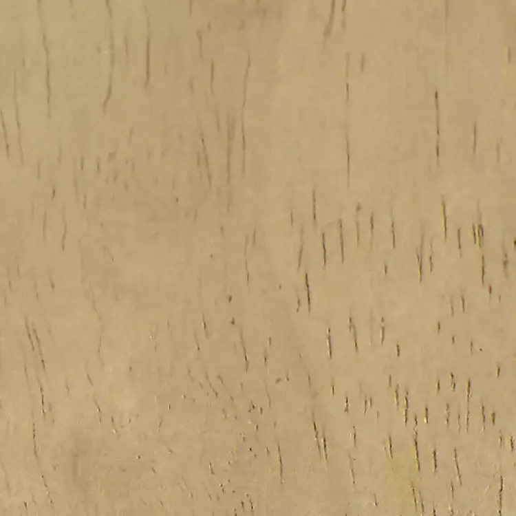 Kirklands Home Benches & Ottomans|Boucle Natural Wood Ottoman Pink