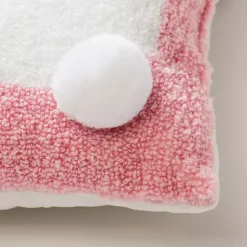 Sale Pink Bunny Hooked Pillow Easter Decorations