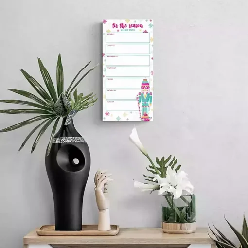 Clearance Pink Candyland Nutcracker Menu Dry Erase Board Christmas Art & Wall Decor