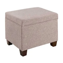 Kirklands Home Benches & Ottomans|Madison Storage Ottoman Pink