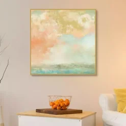 Kirklands Home Canvas Art|Pink Mist Framed Canvas Art Print