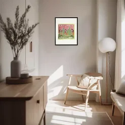 Kirklands Home Framed Art|Pink Saguaro Framed Art Print