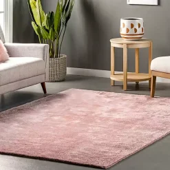 Kirklands Home Area Rugs|Shag Washable Area Rug, 5x8 Pink