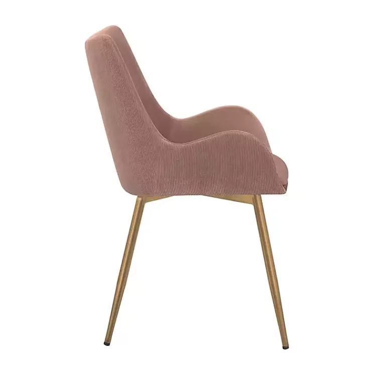 Kirklands Home Dining Chairs|Velvet Avery Dining Chair Pink