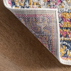 Kirklands Home Area Rugs|Pink Vintage Medallion Area Rug, 10x14