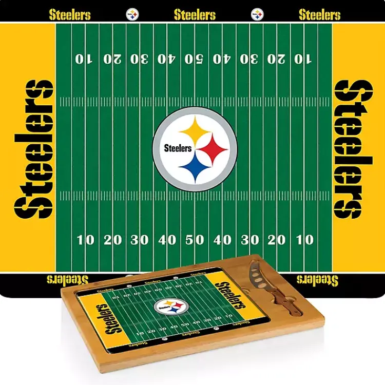 Kirklands Home Serving & Entertaining|Pittsburgh Steelers Cutting Board & Knife Set