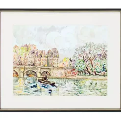 Kirklands Home Framed Art|Place Dauphine Framed Art Print Multi