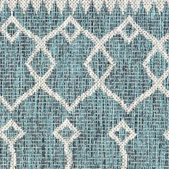 Kirklands Home Outdoor Rugs|Placid Portico Sun Shower Outdoor Area Rug, 5x8